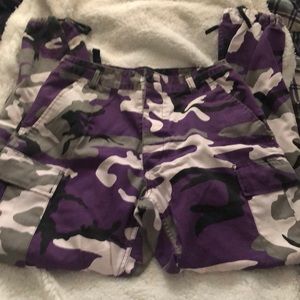Camo cargo pants